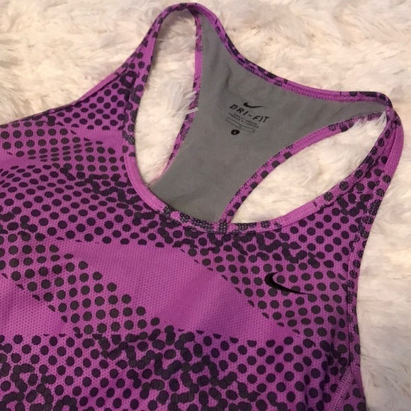 Nike Purple Drifit Racerback Active Tank - Picture 4 of 6